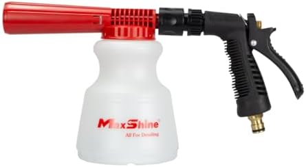 Maxshine Low Pressure Foam Gun – 1L Bottle, Anti-Slip Base, Universal Garden Hose Connection – Lubricated Foam, Dirt Removal, Quick Cleaning for Automotive Exterior - Image 5