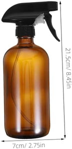 2 Pack 500ml Refillable Glass Spray Bottles for Plants - Image 2