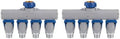 Teal Turtle Aluminum 4-Way Connector Hose Shutoff Manifold, 2-Pack by Teal+Turtle