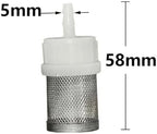 Pressure Washer, Stainless Steel Hose Barb Filter 5 Pcs 6-19mm Pump Drip Irrigation Industrial Fuel Gas(A) - Image 2