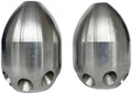 Stainless Steel Sewer Jetter Nozzle, 1" Female, Front 1 Back 8 by Unknown