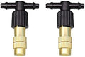 25/50/100/200PCS Garden Brass Misting Watering Nozzle 1/4'' Barb Tee Connector Adjustable Copper Cooling Spray Atomizer(30PCS) by Unknown