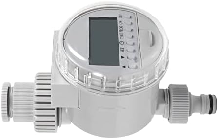 Solar Water Timer LCD Automatic Irrigation Controller with 16 Programs Solar Powered Operation Using Rechargeable Batteries Clear Rainproof Display for Lawn Garden Drip System - Image 7