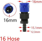 Ship accessories Quick Connector Nipple EURO 3/4'' Threaded Barb Adapter for 4/8/16/20/25/32mm PE Hose Pipe Garden Drip Irrigation Watering Irrigation accessories(Yellow) - Image 4