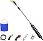 23.6 Inch Battery Powered Sprayer Wand with 11L Foldable Bucket by Unknown