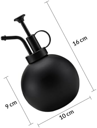 Black Stainless Steel Handheld Spray Kettle 500ml for Plants Xmas - Image 2