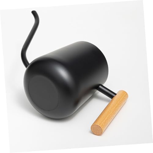 Stainless Steel 1000ml Watering Can with Long Spout, Black - Image 5