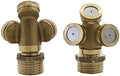Garden Lawn Sprinkler Irrigation System Copper Mist Nozzle Greenhouse Ultra-fine Atomization Sprayer with 1/2" External Thread Cooling and Humidification Agricultural Tool 1 Piece by Lrjskwzc