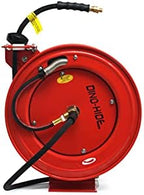 RMX Dino-Hide - Heavy-Duty Retractable Hose Reel w/Wrapped Finish Rubber Air Hose (3/8" x 50' w/ 18 Ga. Reel) - Image 2