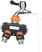 Garden Irrigation Valve Water Tap Splitters Outdoor Tap And Faucet 1/2" 3/4" Water Divider Garden Watering Distributor(2PCS Connector 1) - Image 2