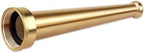Brass Fire Hose Nozzle, 1.5'' NPT(NPSH) Straight Stream Fire Hydrant Nozzle by Unknown