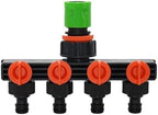 Hoses Connector Garden Hose Distributor 4-Way Faucet Hose Water Distributor Faucet Connector G1/2 G3/4 G11PCS(C-2) - Image 5