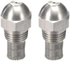 Fine Atomizing Spray Tip 2PCS 304 Stainless Steel Misting Nozzle 1.5mm Orifice 1/4 BSPT Atomizing Spray Tip Silver Garden Misting Nozzle Plant Watering by Unknown