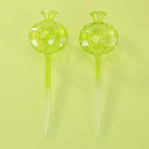 Plant Watering Globes Pomegranates Glass Water Bulbs for Indoor Plant Vacation Watering Self-Watering Stake - Image 6