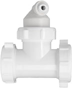 Drain Line Adapter (DLA) with 1/4-inch Quick Connect Fitting for Reverse Osmosis filter (ET112-001, 12-25QC, DLA-12) by AIR+GAP+INTERNATIONAL
