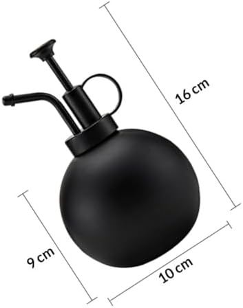 Stainless Steel Watering Can Xmas Black 500ml for Flowers and Plants - Image 2