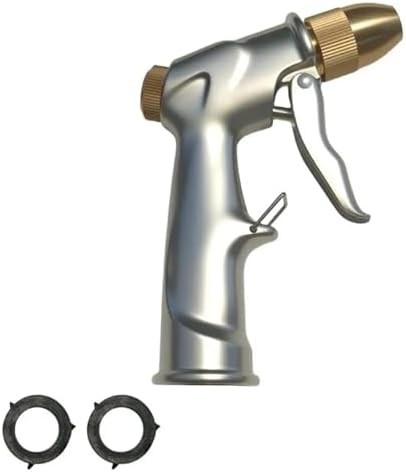 High Pressure Water Spray Sprayer, Heavy-Duty Metal Garden Hose Nozzle With Brass Connector For Plants And Lawn Cleaning Nozzles by Unknown
