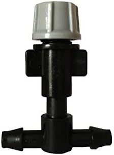 Garden Lawn Sprinkler Irrigation System 10Pcs Plastic Atomizing Nozzle with T-Connector for Greenhouse Micro-Irrigation Watering Sprayer Head - Image 2