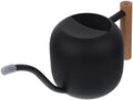 Stainless Steel Watering Can Black 1.2l with Long Spout by pamingono