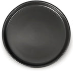 Flower Pot Saucer 12 Inch - Ceramic Plant Saucer for Outdoors Plant Drip Tray for Pots Indoor No Holes Large Plant Dishes to Catch Water Decorative Plant Drainage Tray Black by EPFamily