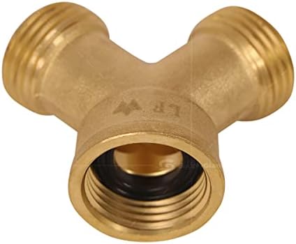Supply Giant H64-565656-NL-10 Garden Hose Adapter,3/4" MH x 3/4" MH x 3/4" FH, Brass Lead-Free 10 Pack - Image 3