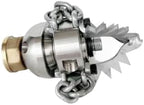 G1/2" & G3/8" Chain Cutter Rotary Jet Nozzle, 40L High Pressure Pipe Cleaning Ceramic Head With Holder(3I8 Female 100LPM) - Image 4