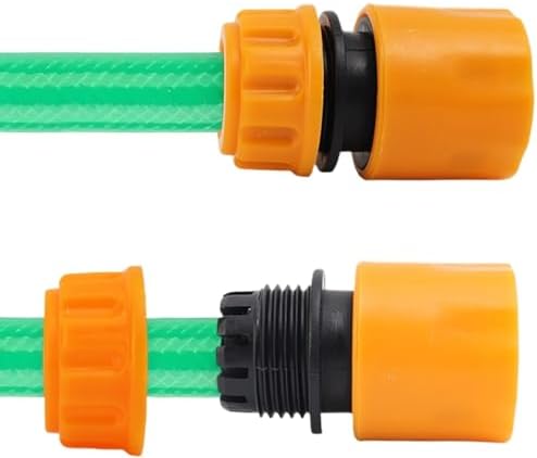 Hose Faucet Quick Connector Garden Water Pump Filter Pipe Extender Home Tube Joint Adapter Irrigation System Repair Supplies(Orange,3pcs) - Image 3