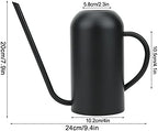 Watering Can Pot, 1.5L Stainless Steel Watering Can Pot with Long Spout, Plants Bonsai Irrigation Tool, Watering Kettle, for Indoor House Plants Bonsai Outdoor Garden Flower - Image 7