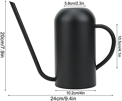 Watering Can Pot, 1.5L Stainless Steel Watering Can Pot with Long Spout, Plants Bonsai Irrigation Tool, Watering Kettle, for Indoor House Plants Bonsai Outdoor Garden Flower - Image 7