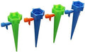 Garden Lawn Sprinkler Irrigation System DIY Automatic Dripper Spike Plant Waterer with Adjustable Valve Drip Irrigation System Indoor Office Watering Tools 12 Pieces (Color : Green) by Lrjskwzc