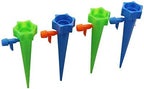 Garden Lawn Sprinkler Irrigation System DIY Automatic Dripper Spike Plant Waterer with Adjustable Valve Drip Irrigation System Indoor Office Watering Tools 12 Pieces (Color : Blue) by Lrjskwzc