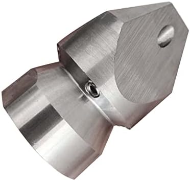 Sewer Jetter Nozzle for Pressure Washer and Pipe Unclogging, 1in Female Thread by MYCENSE