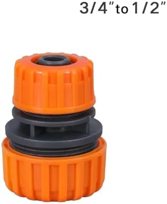 20PCS Garden Plastic Watering Hose Quick Connect Fittings Extender Coupler Double Male Coupling Adapter for Water Pipe(3-4 to 1-2) - Image 2