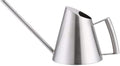 Mini Watering Can Made of Stainless Steel, Modern, 400 Ml, Long Spout, Brushed, Silver-Colored, for Home and Office by Unknown