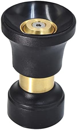 Firefighter Style Water Nozzle for Garden Hose, 40l Min Black by YARDWE