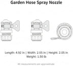 Zinc Alloy Garden Hose Spray Nozzle - Durable Watering Wand with Adjustable Multi-Pattern Head for Outdoor Gardening, Car Washing & Cleaning (Yellow) - Image 7