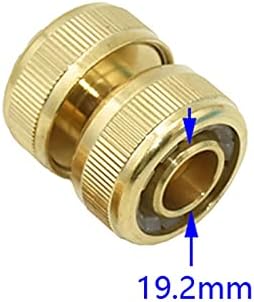 Hose Connector Adapter 5pc 1/2 3/4 Inch Hose Repair Joint Brass 12mm/16mm Hose Joint Garden Greenhouse Water Pipe Adapter (Color : 3I4) - Image 2