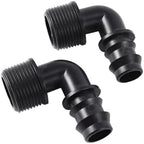1/2" 3/4" Male Thread To DN16 DN20 Pipe Barb Elbow Connector Micro-Spray Drip Irrigation System Accessories(3I4 M-Thread To DN20,50Pcs) - Image 4