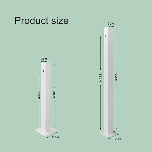 Outdoor Stainless Steel Garden Hose Stand - Decorative Water Faucet Fountain Dispenser for Irrigation & Washing (95x13CM) - Durable, Stylish Water Feature - Image 2