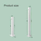 Outdoor Stainless Steel Garden Water Faucet Stand, Decorative Hose Holder & Fountain Dispenser for Irrigation and Washing, 60x13CM Garden Feature - Image 2