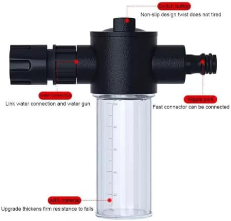High-Pressure Brass Nozzle Water Gun Garden Hose Sprayer For Gardening Lawn Watering Washing Multi-Purpose Cleaning Tool(Silver gun) - Image 4
