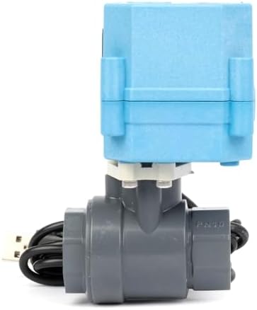 U.S. Solid WiFi Smart Motorized Ball Valve 1/2 in NPT, 2-Way PVC Electric Valve, USB Powered, LED Indicator, Remote On/Off for Water and Irrigation - Image 4