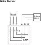 Three Phase Digital Timer Relay, 380V 16A 3-Wire I/O - Image 6