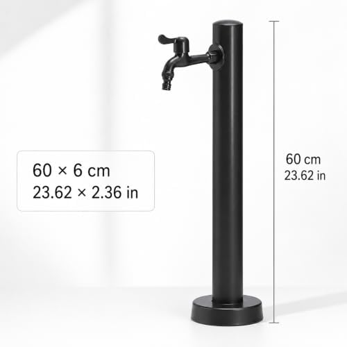 Stainless Steel Garden Water Column Faucet Post, Freestanding Hose Stand - Image 6