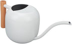 Small Watering Can Watering Pot Jug Stainless Steel Long Spout Rustproof 1200ML Capacity for Indoor Outdoor Plants Garden Home (White) - Image 5