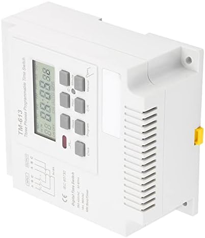 Mingzhe TM-163 Smart Digital Timer Switch, Reliable Programmable Time Relay for ThreePhase Equipment, 168 Hours Adjustable Timing, Perfect for Water Heaters and Exhaust Fans - Image 3
