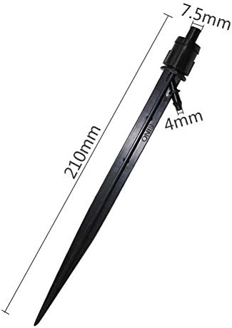 Gardening Watering System Tools 360 Degrees Rotating Atomized with Support rod Agricultural irrigation sprinklers Micro Nozzles for 1/4 Inch Hose 20 Pcs - Image 3
