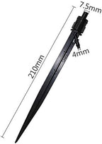 Gardening Watering System Tools 360 Degrees Rotating Atomized with Support rod Agricultural irrigation sprinklers Micro Nozzles for 1/4 Inch Hose 20 Pcs - Image 3