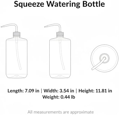 Squeeze Watering Bottle with Long Curved Nozzle for Precise Indoor Plant Care (1 PC) - Image 7