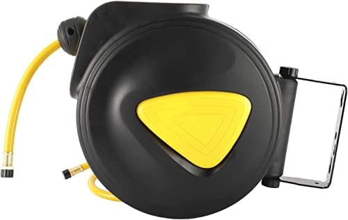 Retractable Air Hose Reel 5/16 in. x 33' ft Hose Wall Mount Tool 180 Degree Rotation - Image 2